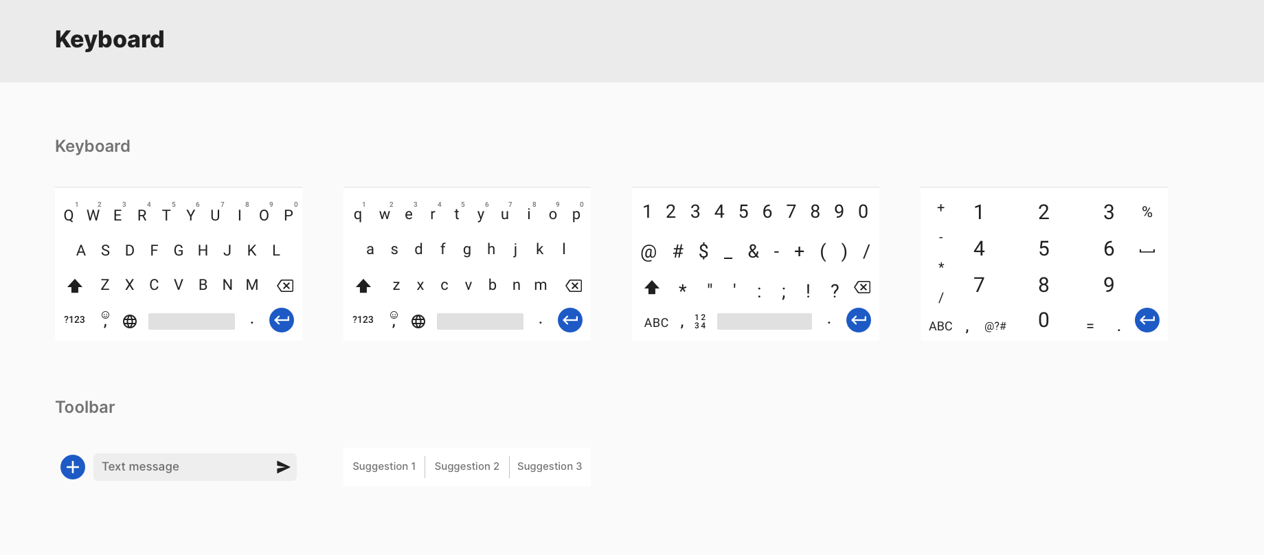 Android Light - keyboard